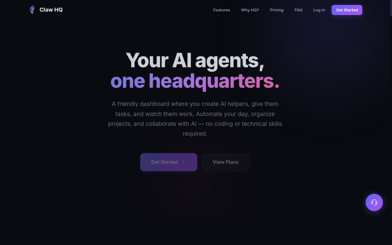 Claw Headquarters — Orchestration tool for openclaw.ai