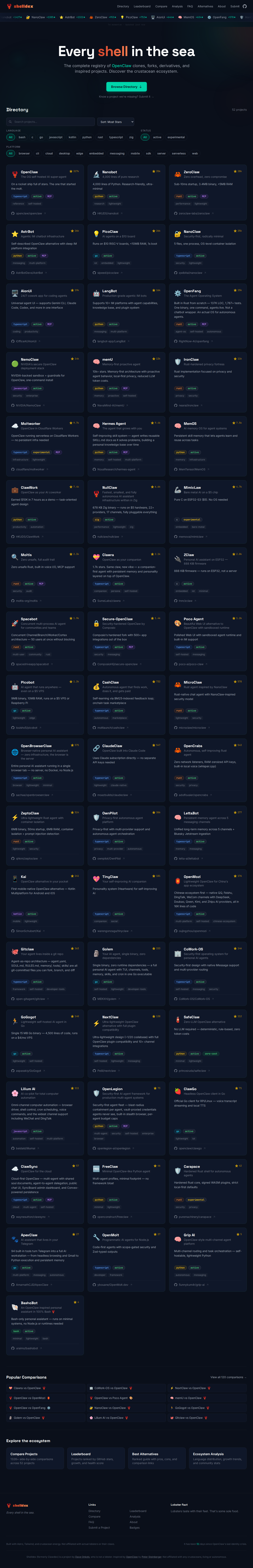 Clawdex (Shelldex) — Discovery tool for openclaw.ai