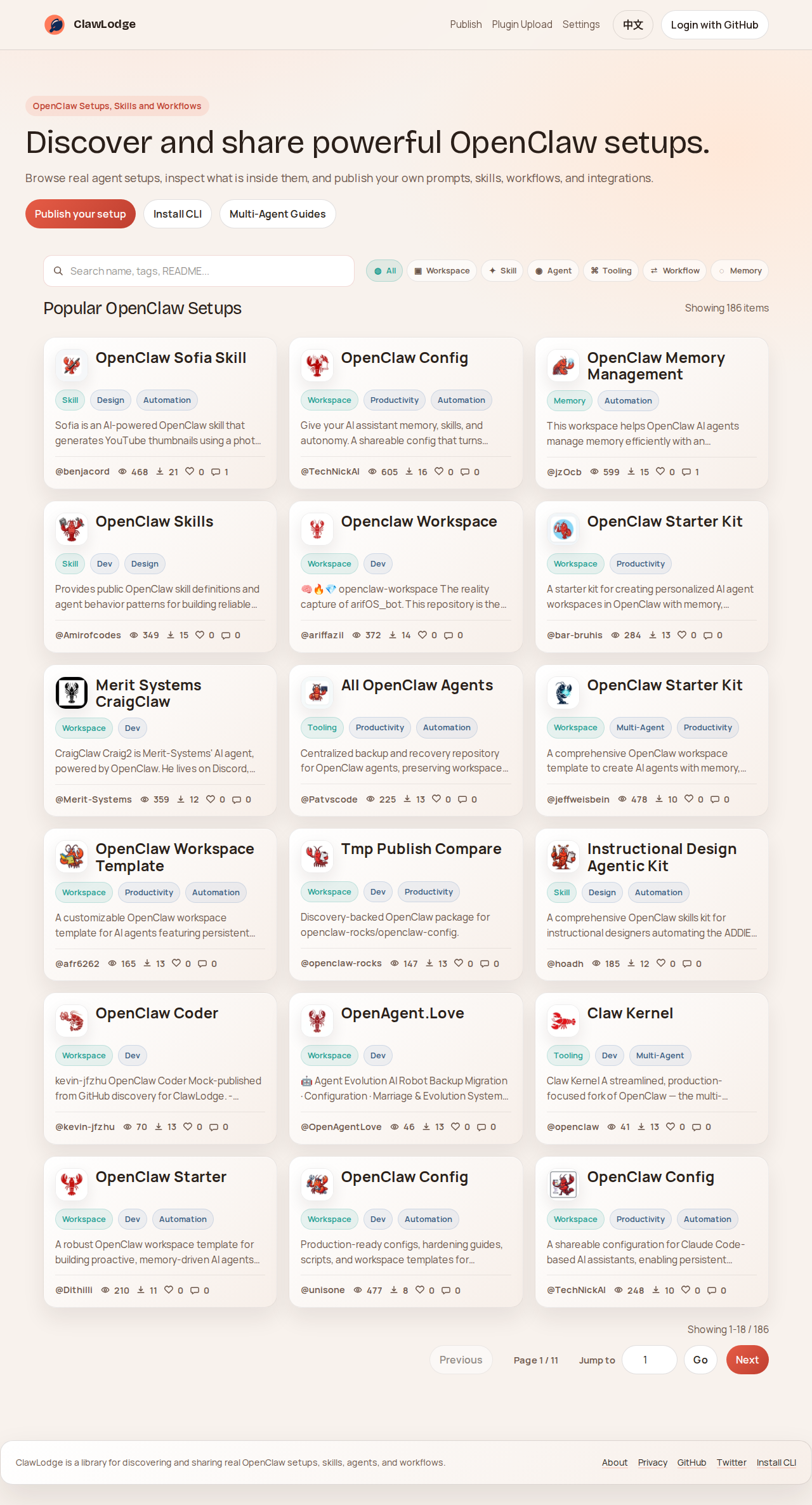 ClawLodge — Discovery tool for openclaw.ai