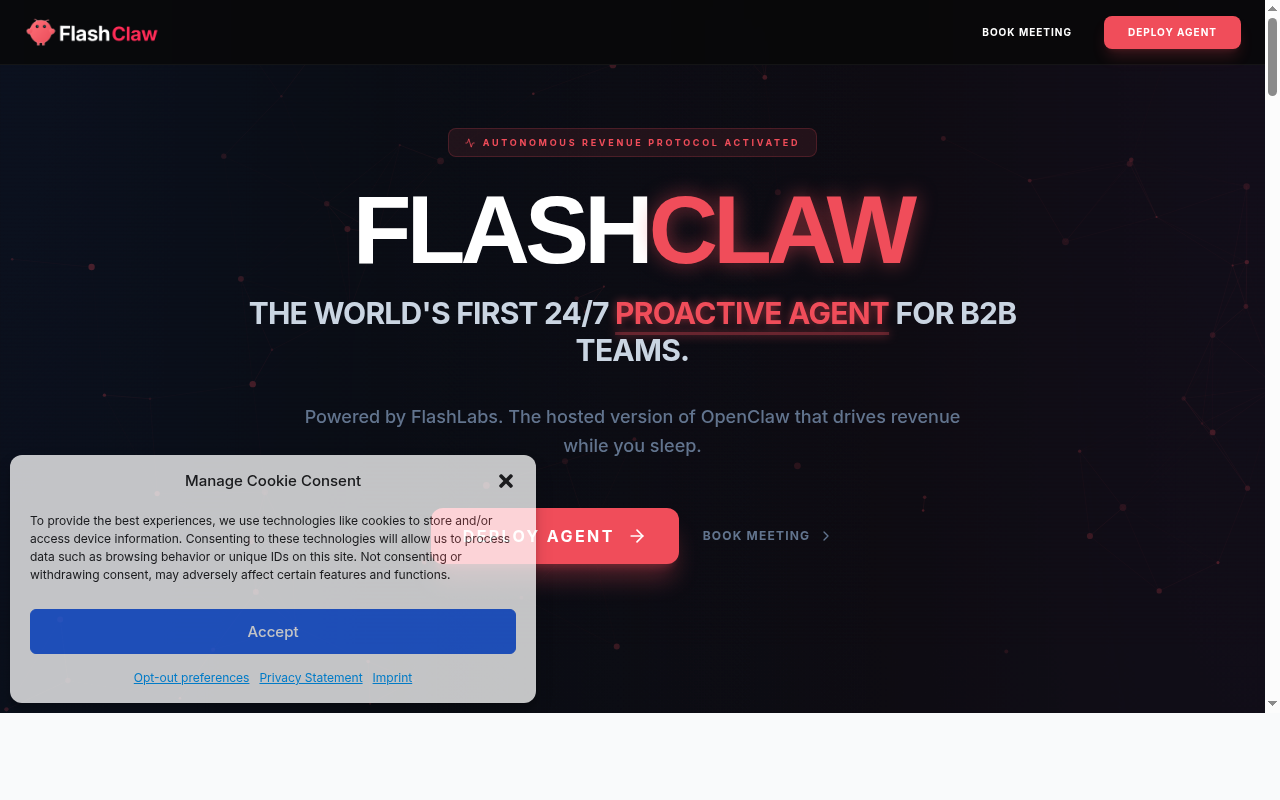 FlashClaw — Sales tool for openclaw.ai