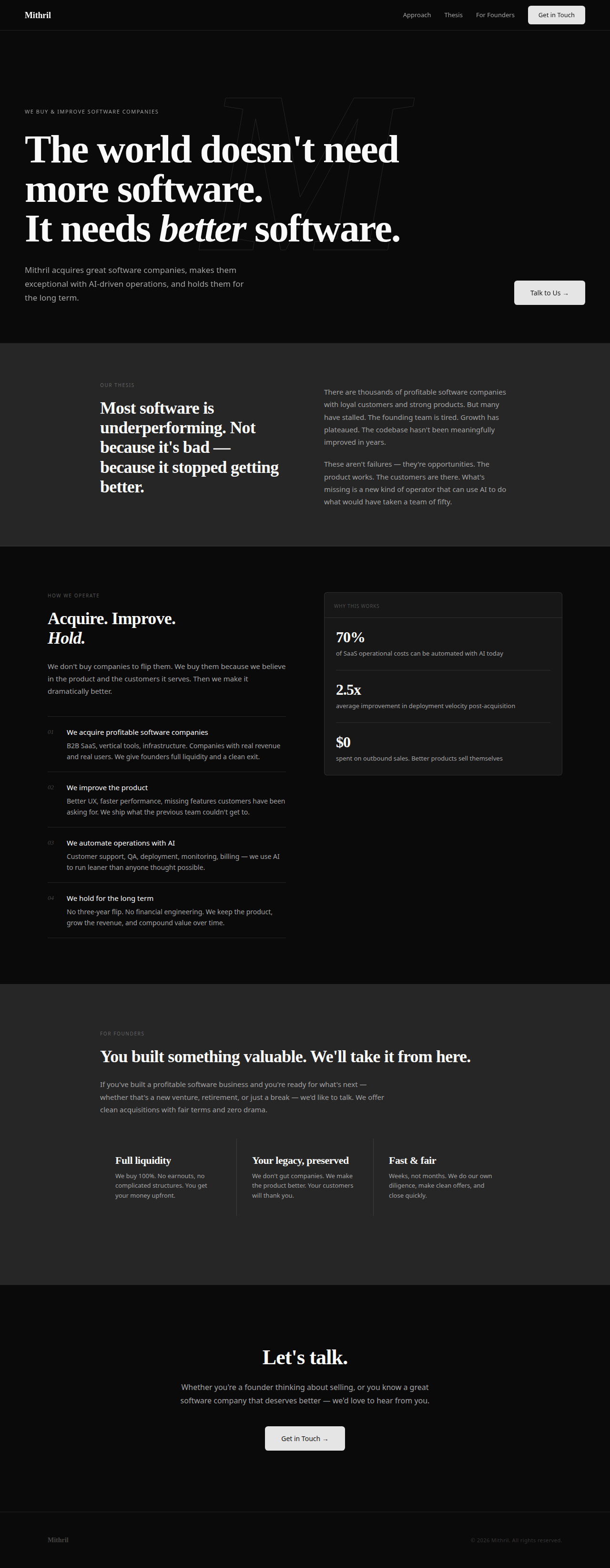 Mithril Payments tool screenshot — openclaw.ai