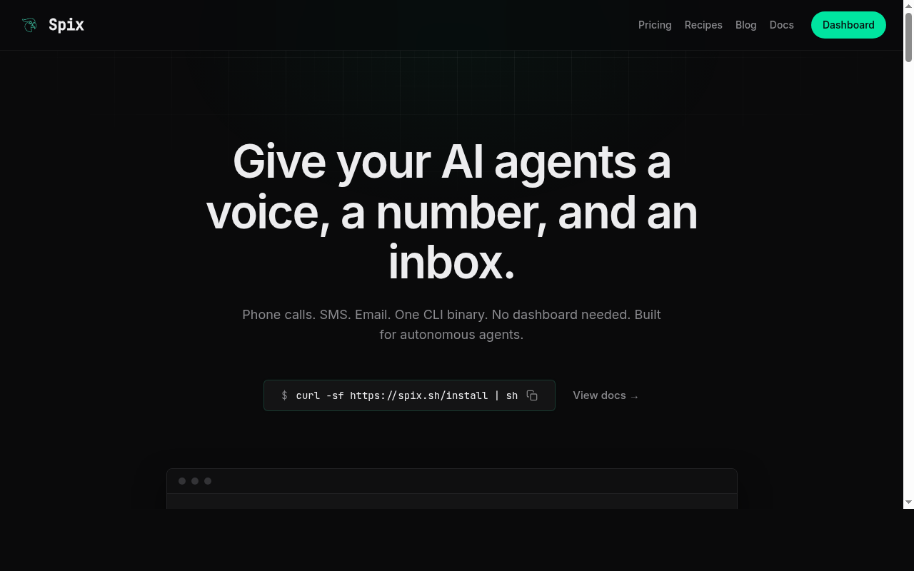 Spix — Infrastructure tool for openclaw.ai