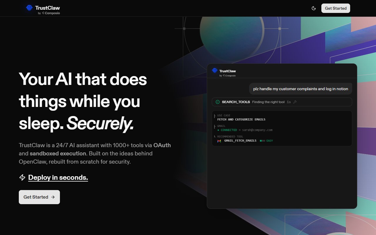 TrustClaw — Identity tool for openclaw.ai